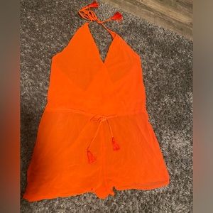 Michael Kors Swimsuit Sheer Romper